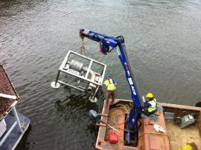 The open water heat pump in the River Thames