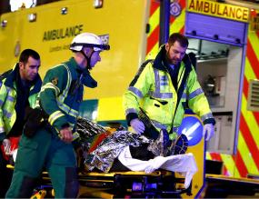 An London Ambulance in action