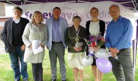The dignitaries present at the Norbiton Outreach launch The dignitaries present at the Norbiton Outreach launch