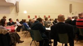 Over 50 people attended the Labour Party NHS meeting