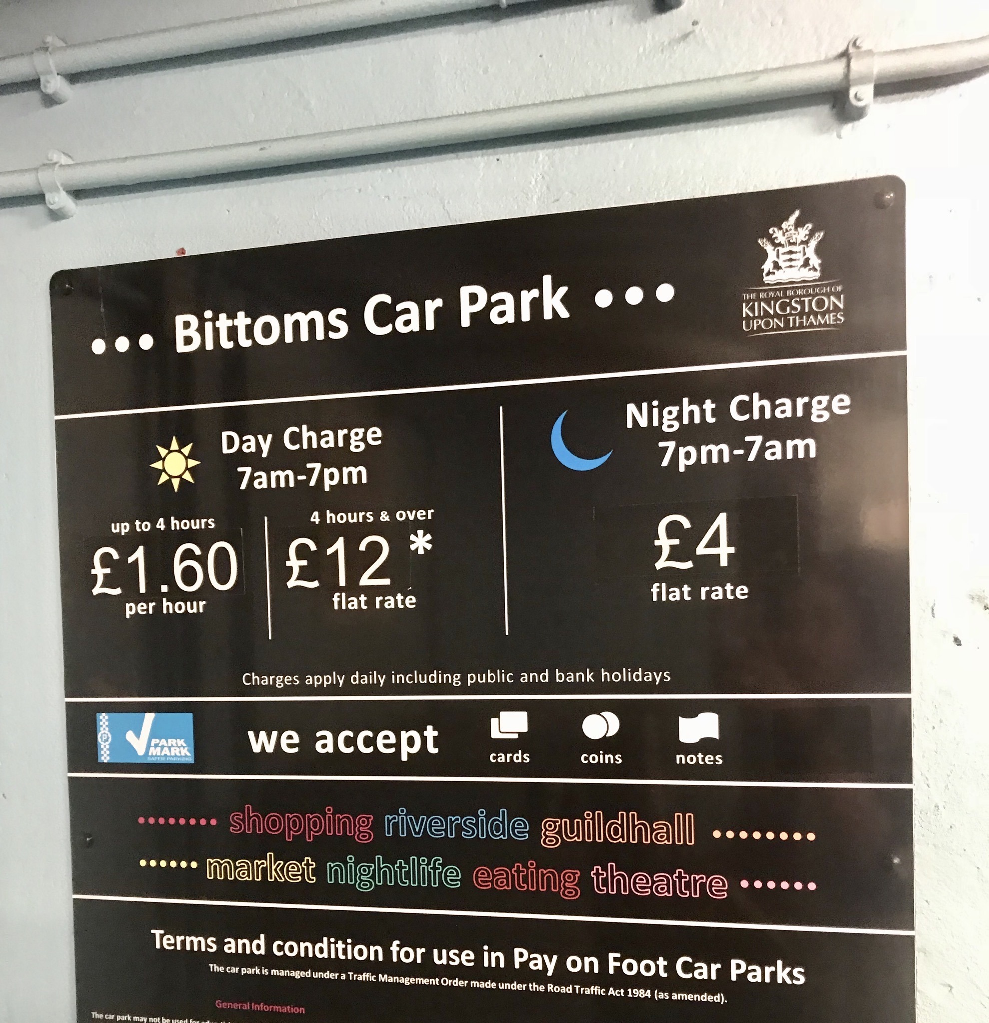 Price Hike at Bittoms Car Park