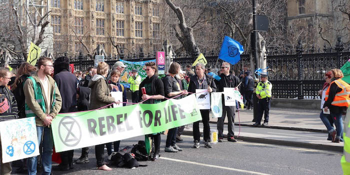 Extinction Rebellion protesters bring large parts of London to a standstill