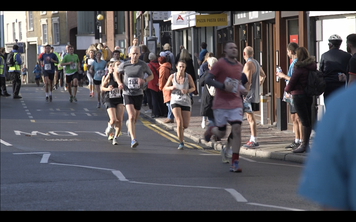 Runners pound pavement at Kingston half marathon Kingston Courier Runners pound pavement at Kingston half marathon Kingston Courier