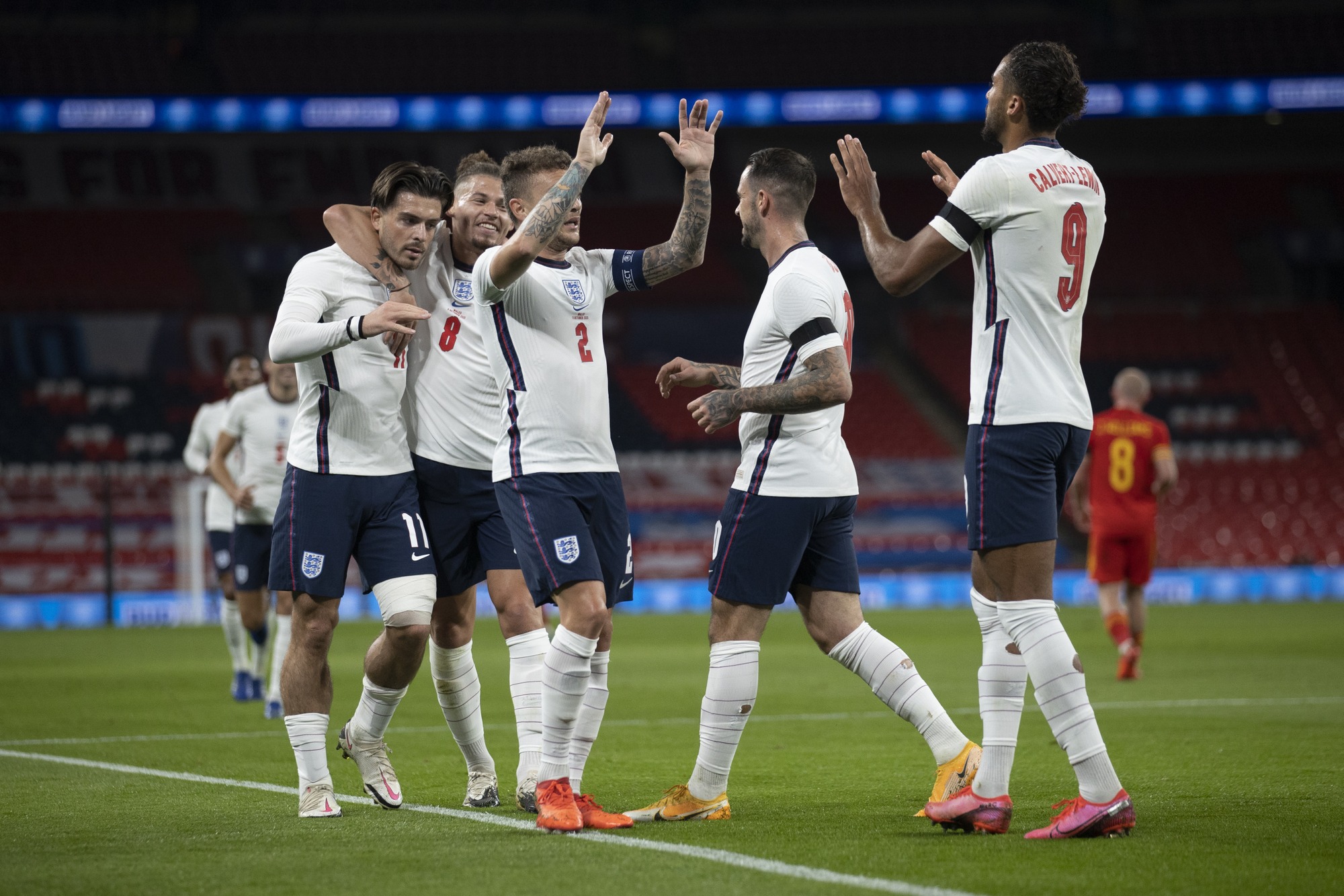 England 3-0 Wales: Calvert-Lewin marks debut with goal as England dominate Wales