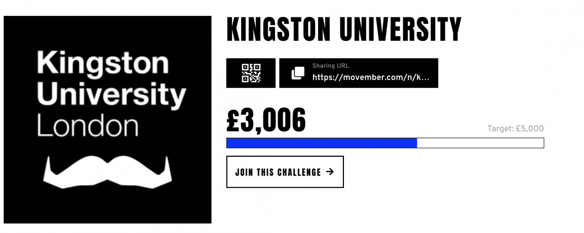 Kingston university students campaign to raise £5,000 for men’s health this Movember