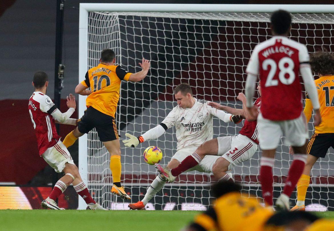 Football: Wolves win to make it three home defeats for Arsenal