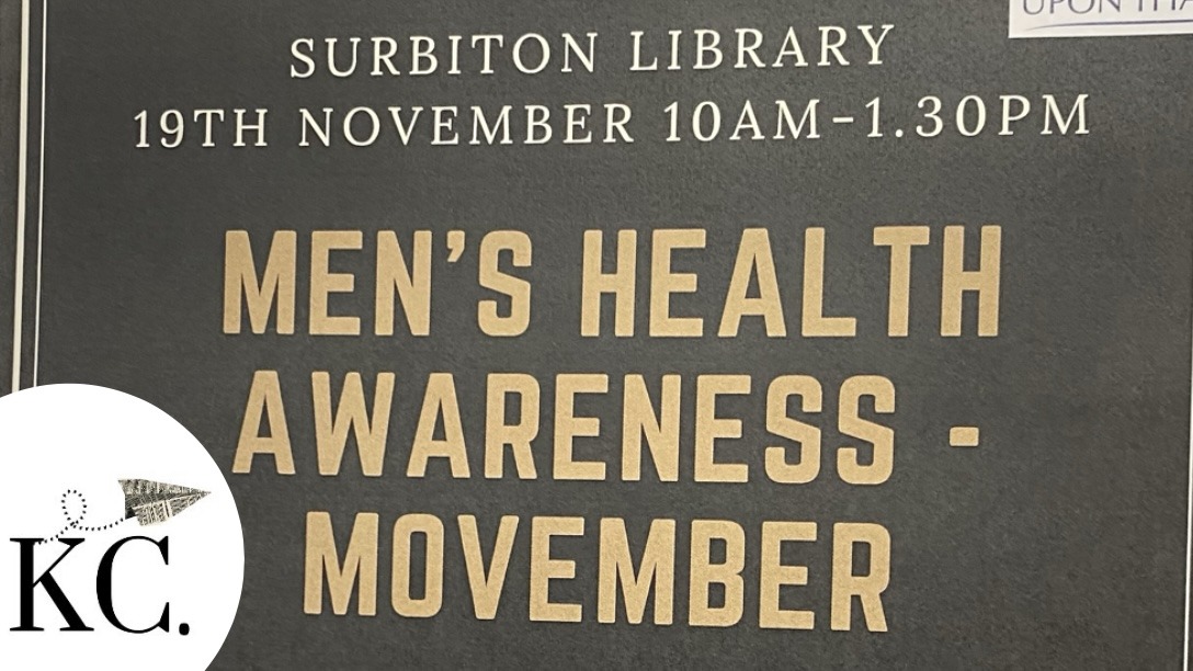 Video: Surbiton Library hosts Movember event