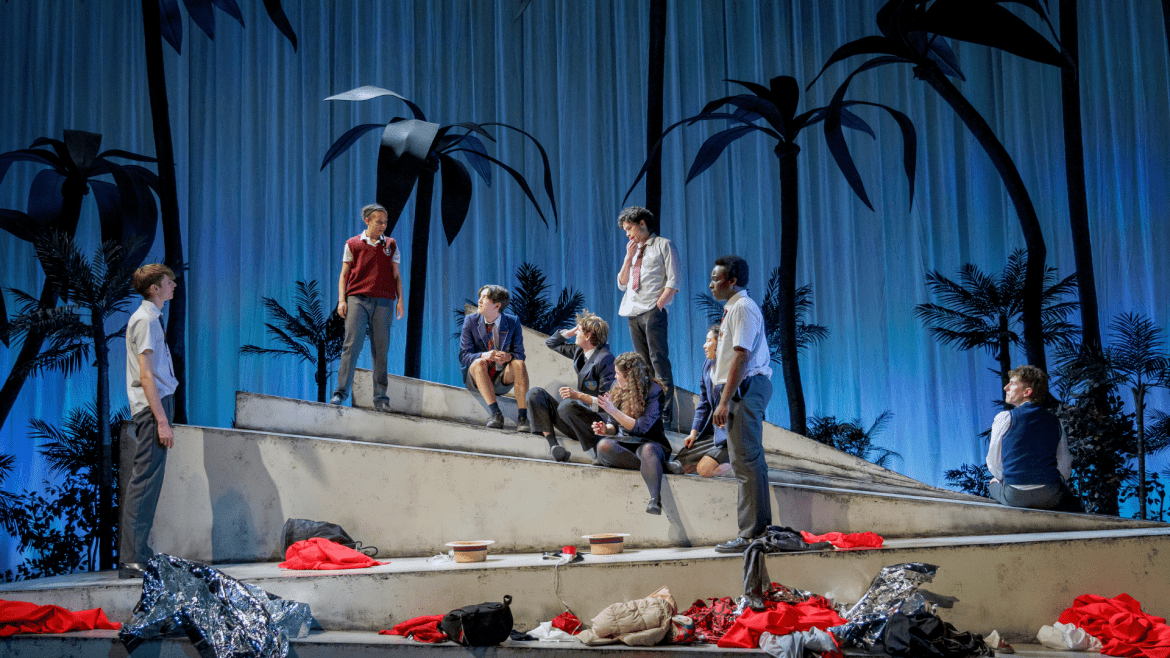 Review: ‘Lord of the Flies’ gets a bloody Tarantino makeover at the Rose Theatre