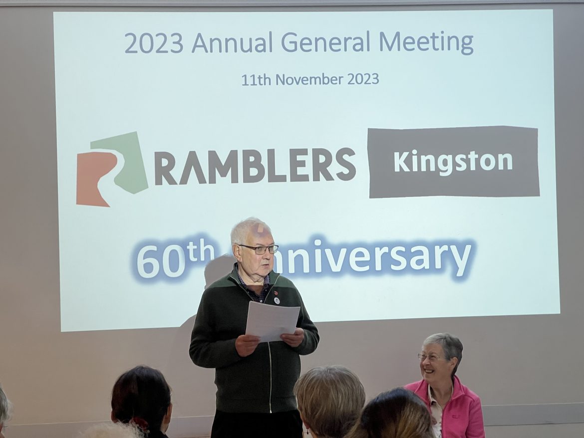 Kingston Ramblers celebrate 60 years of walking and good health  