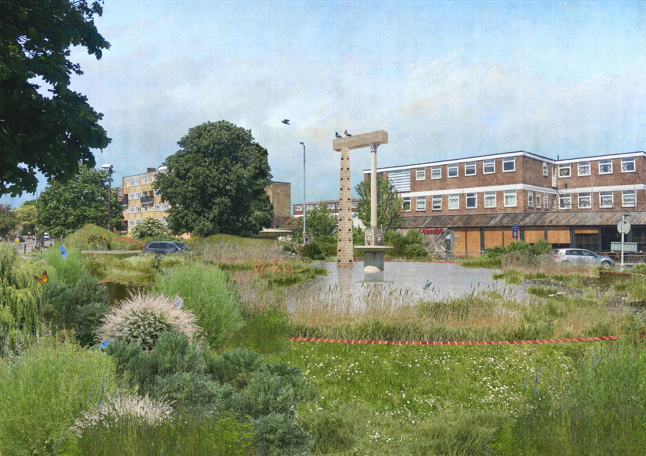New Malden Fountain roundabout plans: last chance to comment