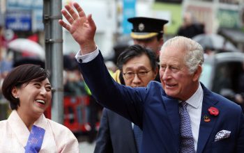 King Charles III visits Korean community in New Malden, London, United Kingdom - 08 Nov 2023