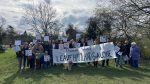 Locals and volunteers came out to express solidarity against Thames Water's Teddington Abstraction Scheme