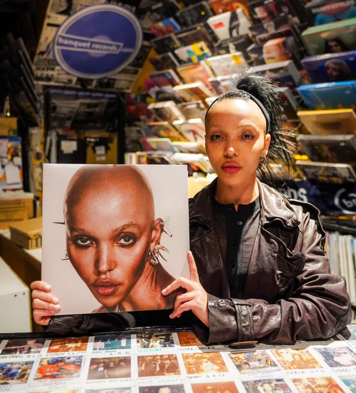 Musician FKA Twigs meets local fans as she launches new album