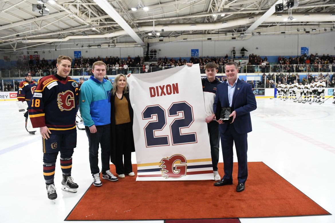 Guildford Flames retire head coach’s #22 jersey