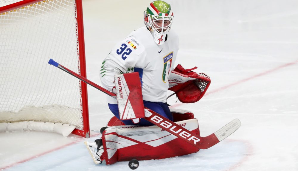 Justin Fazio at the Ice Hockey World Championship