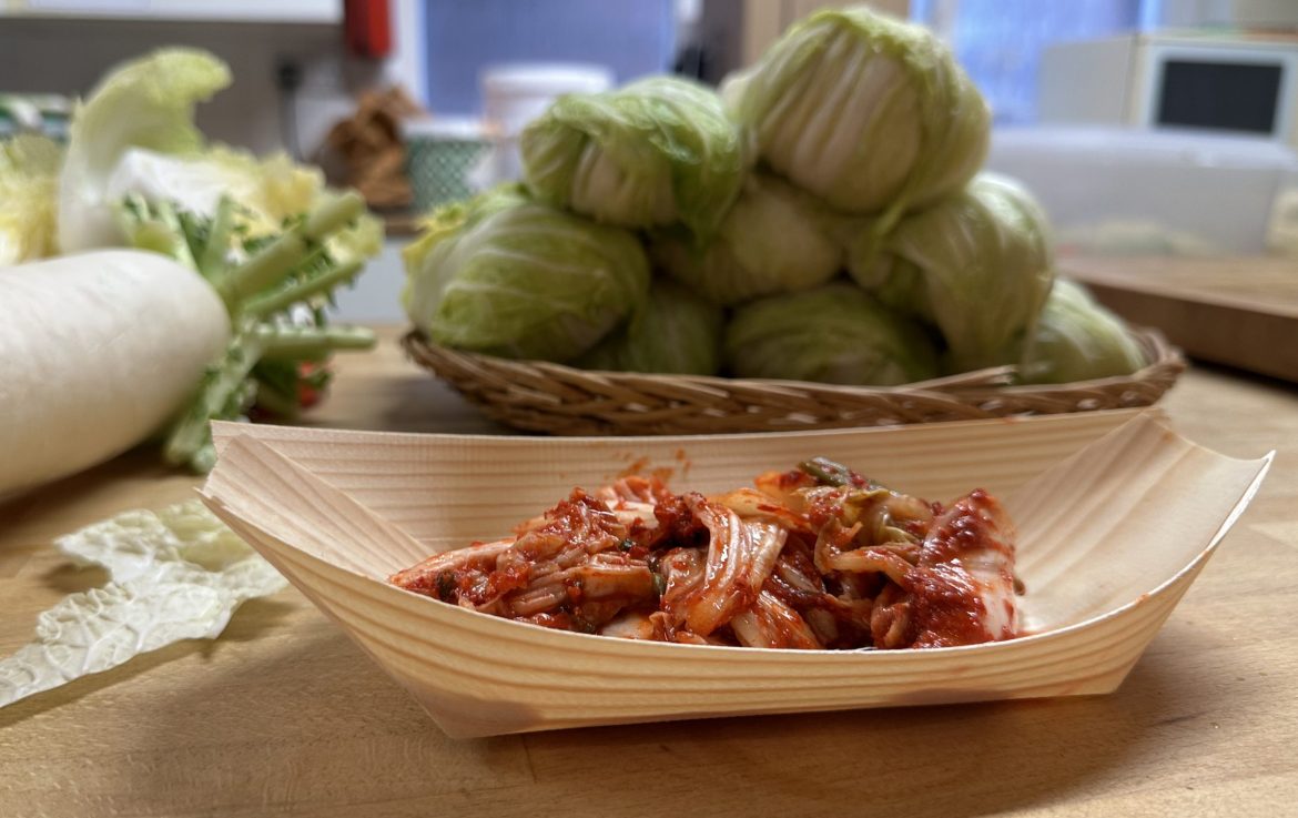 Watch: Kimchi making at New Malden South Korean festival