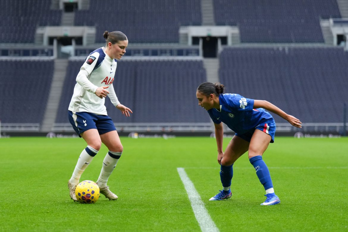 Comeback WSL win for Chelsea against Tottenham in 2-0 London Derby
