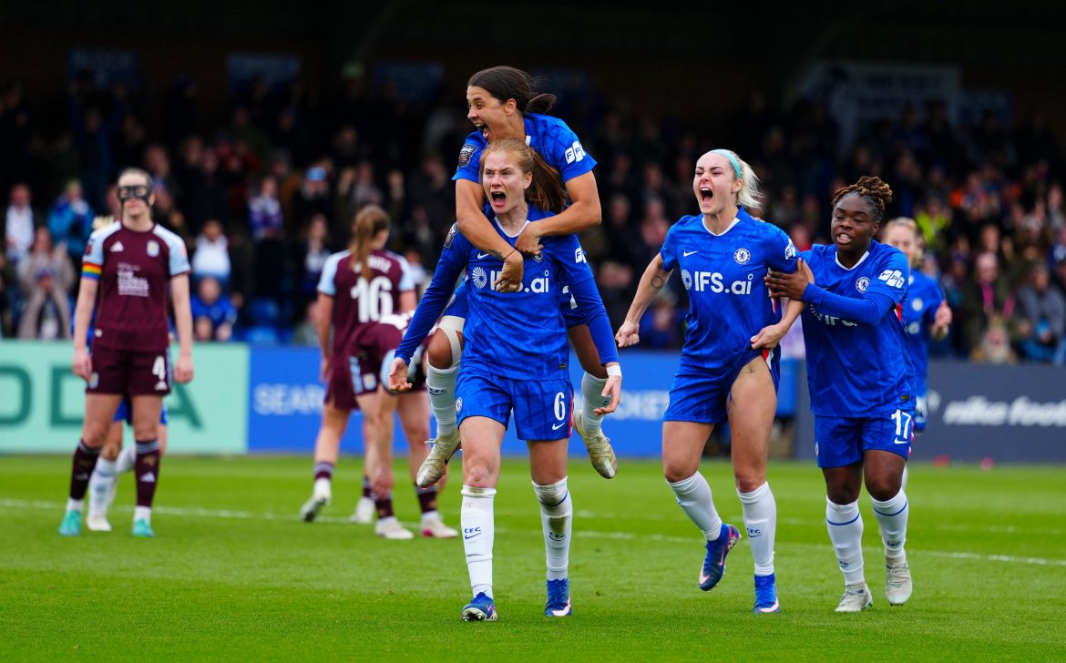 Chelsea defeat Villa in dramatic seven-goal thriller